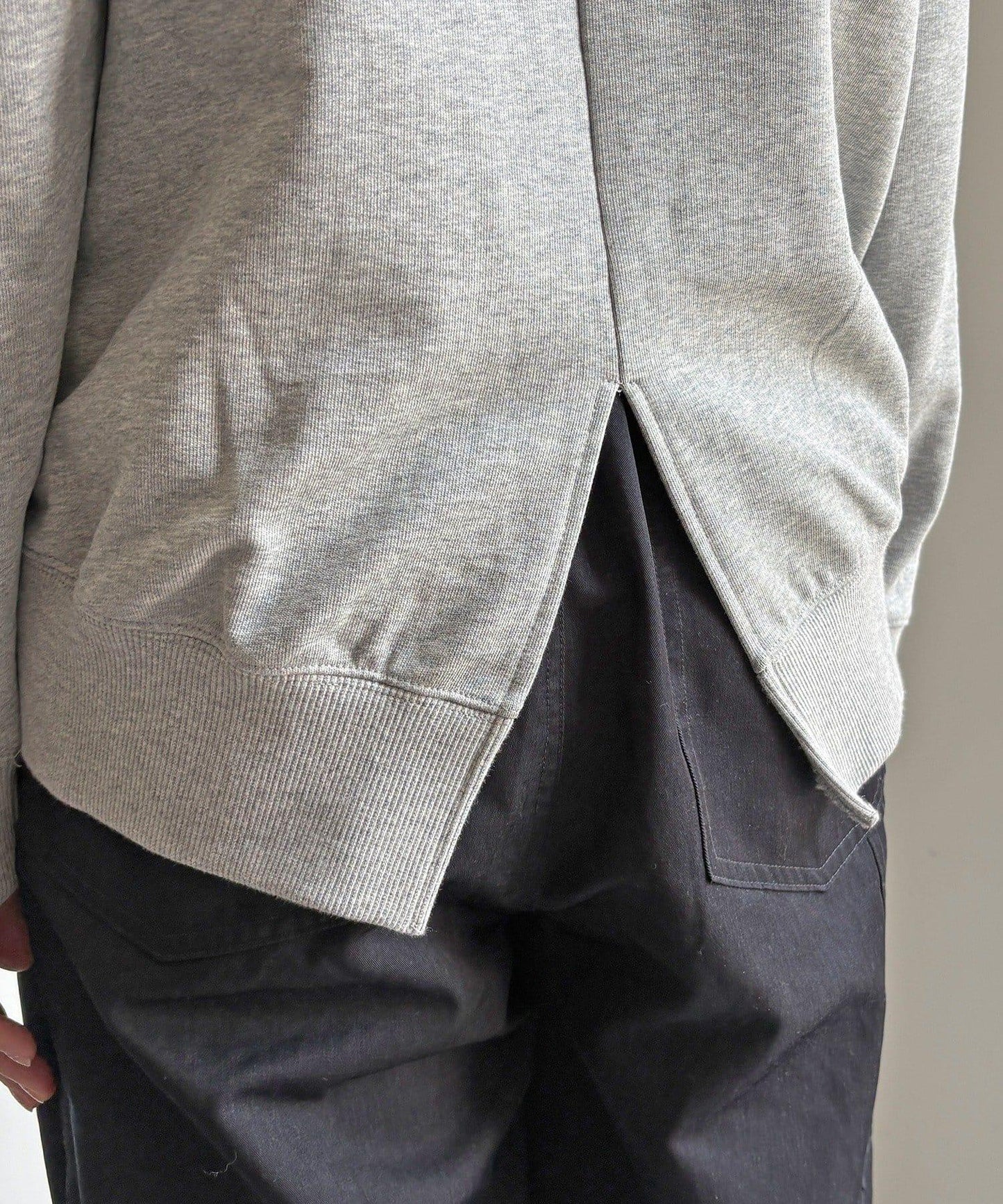 毛圈 後拉鍊 毛巾繡 套頭衛衣