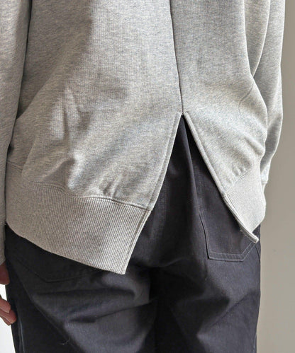 毛圈 後拉鍊 毛巾繡 套頭衛衣