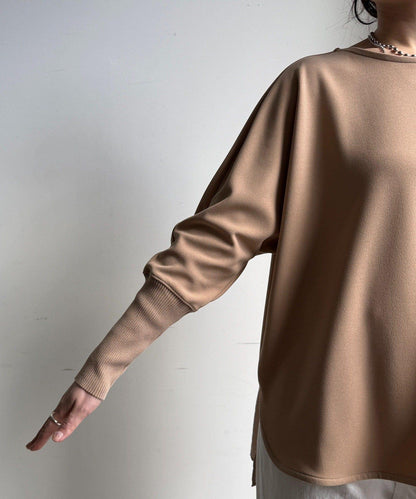 拼接雪紡套頭上衣