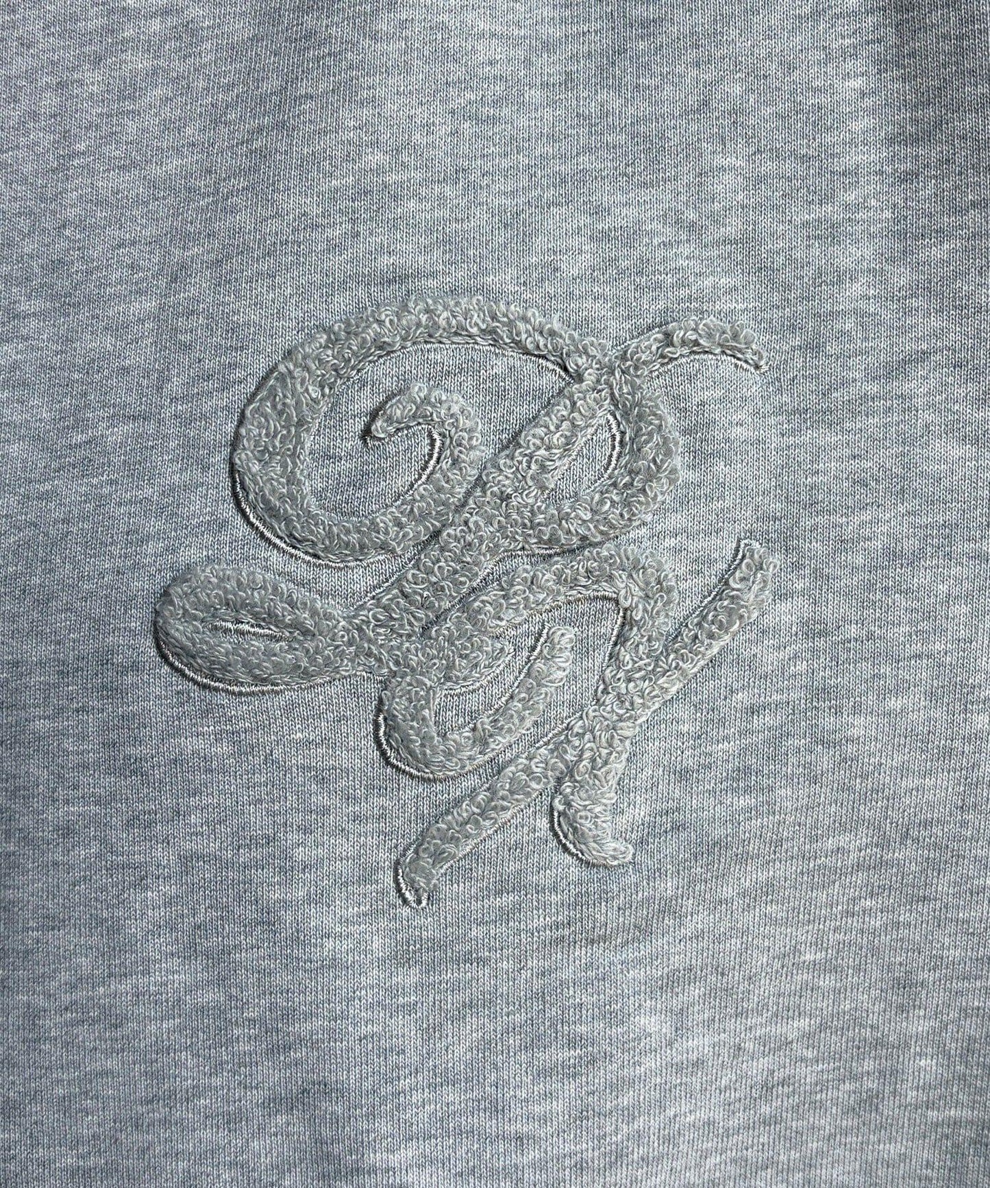 毛圈 後拉鍊 毛巾繡 套頭衛衣