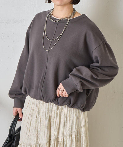 下襬氣球設計套頭上衣