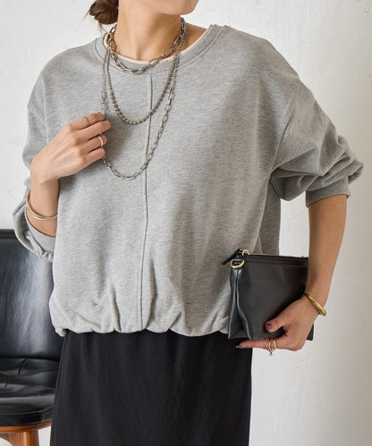 下襬氣球設計套頭上衣