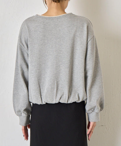 下襬氣球設計套頭上衣