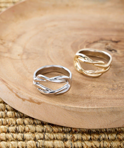 環形線條造型戒指