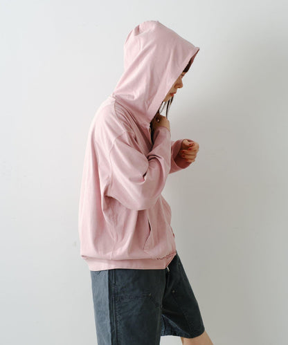 Kastane 顏料染針織拉鍊連帽外套