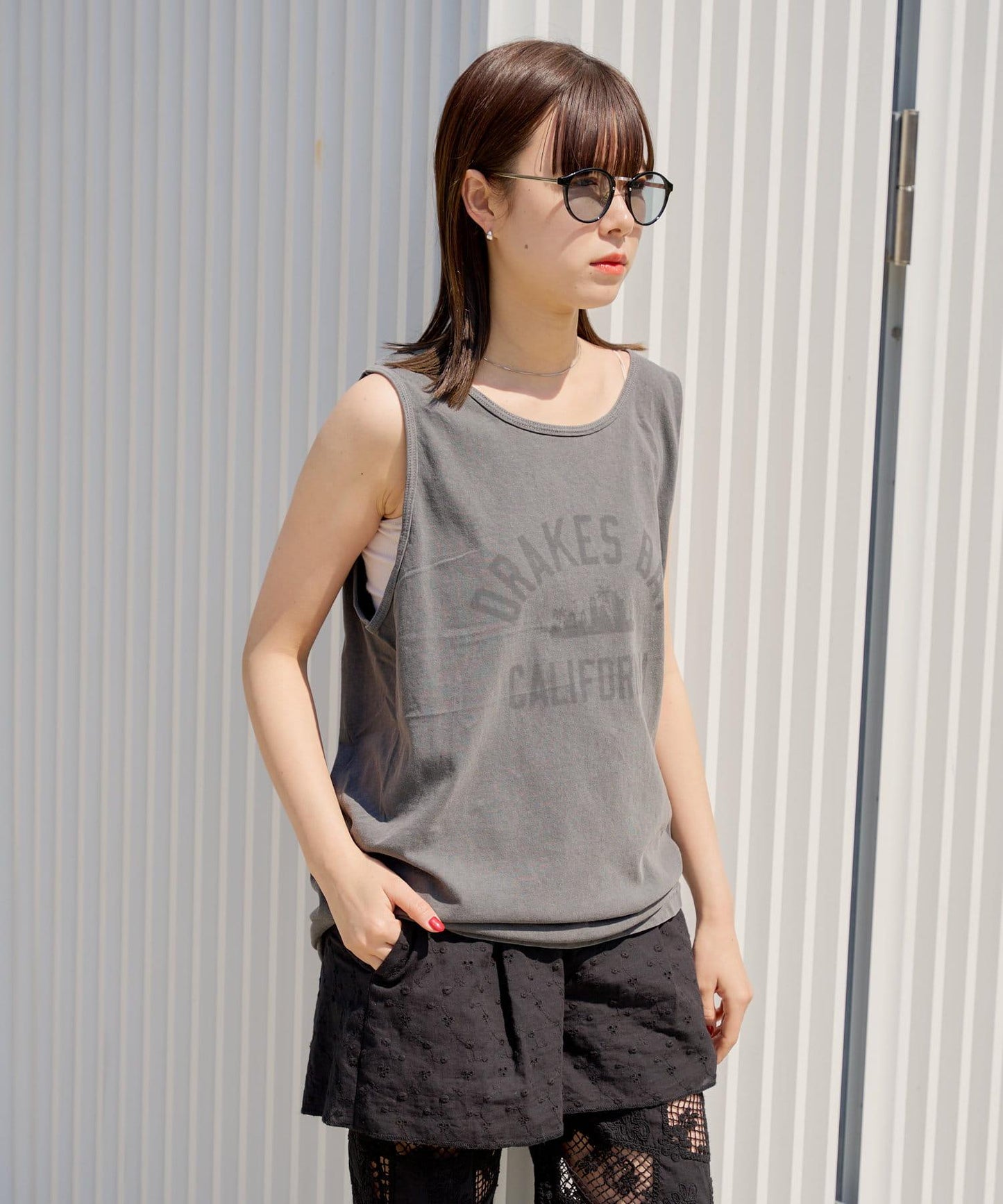 Kastane 日曬褪色LOGO 背心