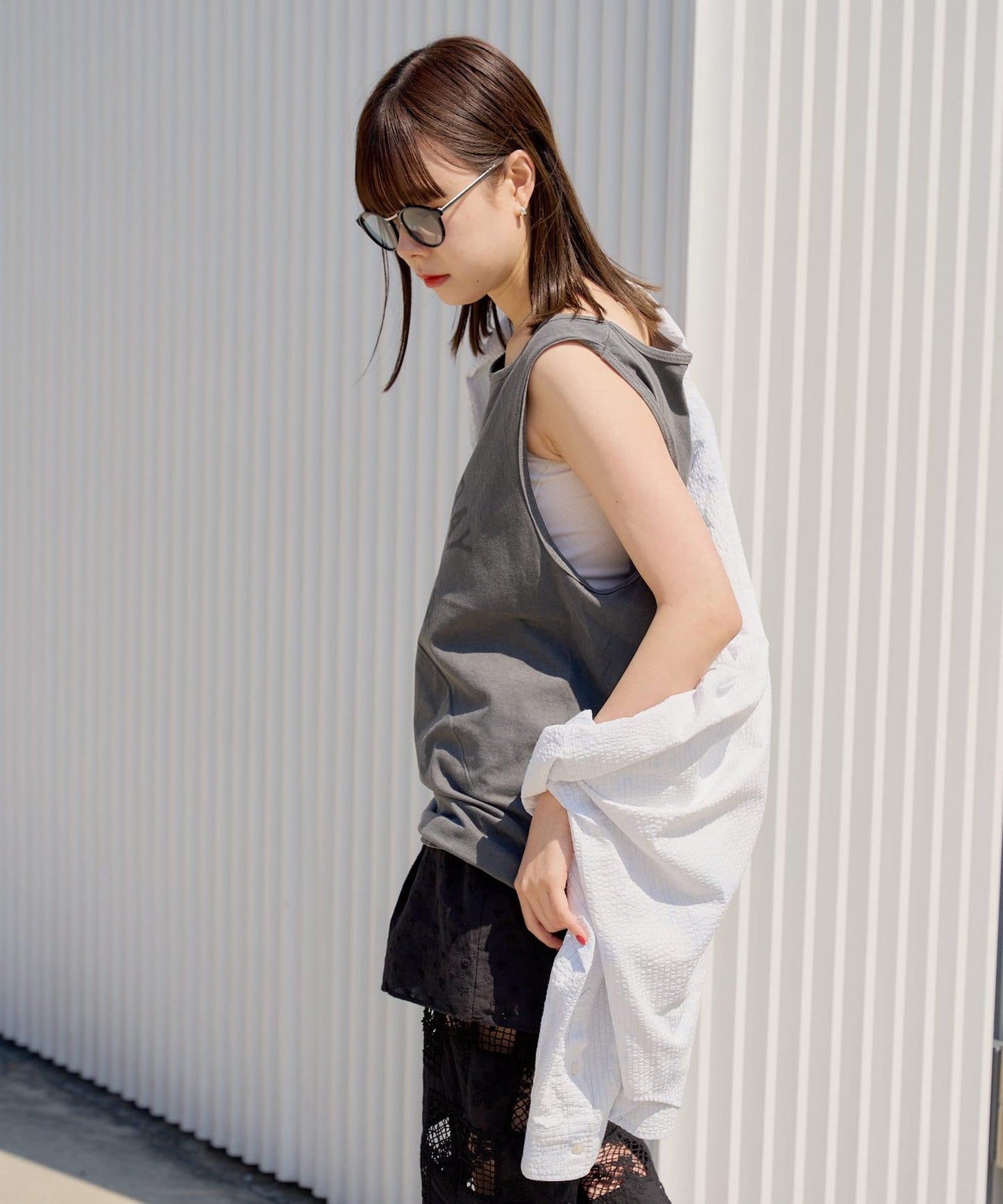 Kastane 日曬褪色LOGO 背心