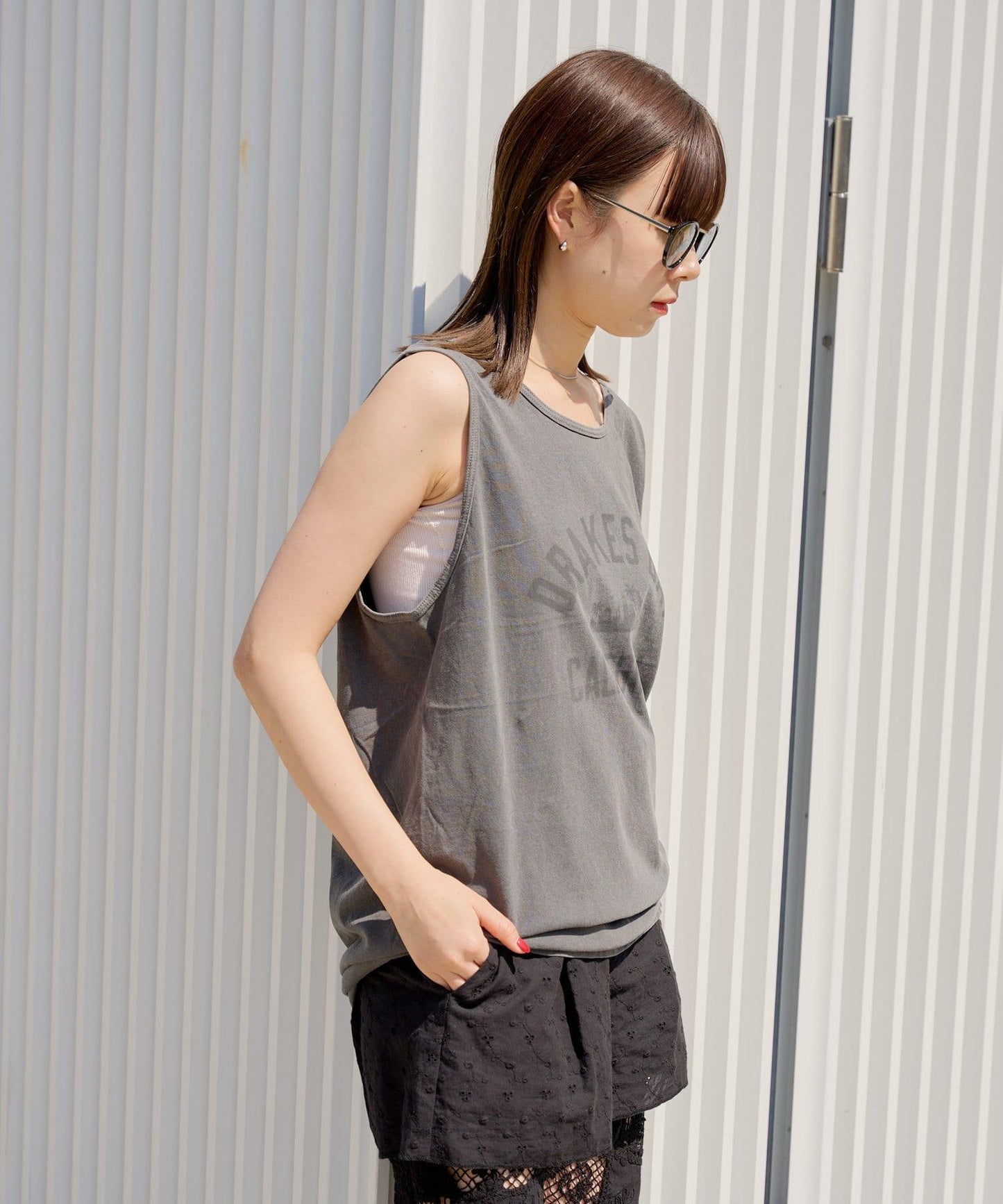 Kastane 日曬褪色LOGO 背心