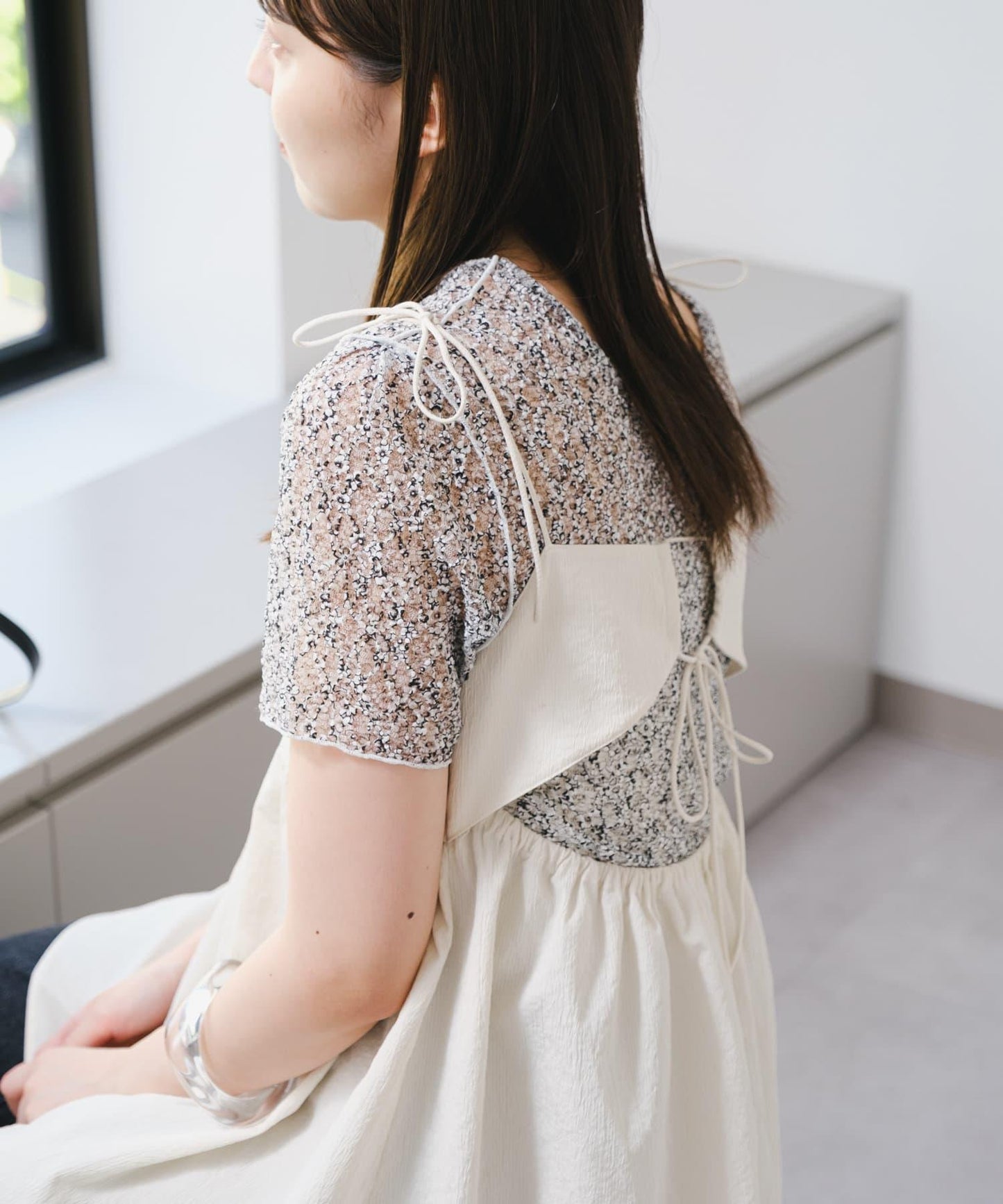 Kastane 蕾絲花卉印花 TEE T恤