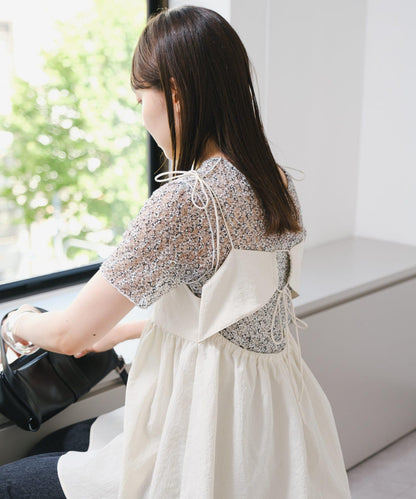 Kastane 蕾絲花卉印花 TEE T恤