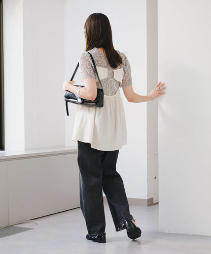 Kastane 蕾絲花卉印花 TEE T恤