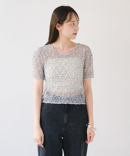 Kastane 蕾絲花卉印花 TEE T恤