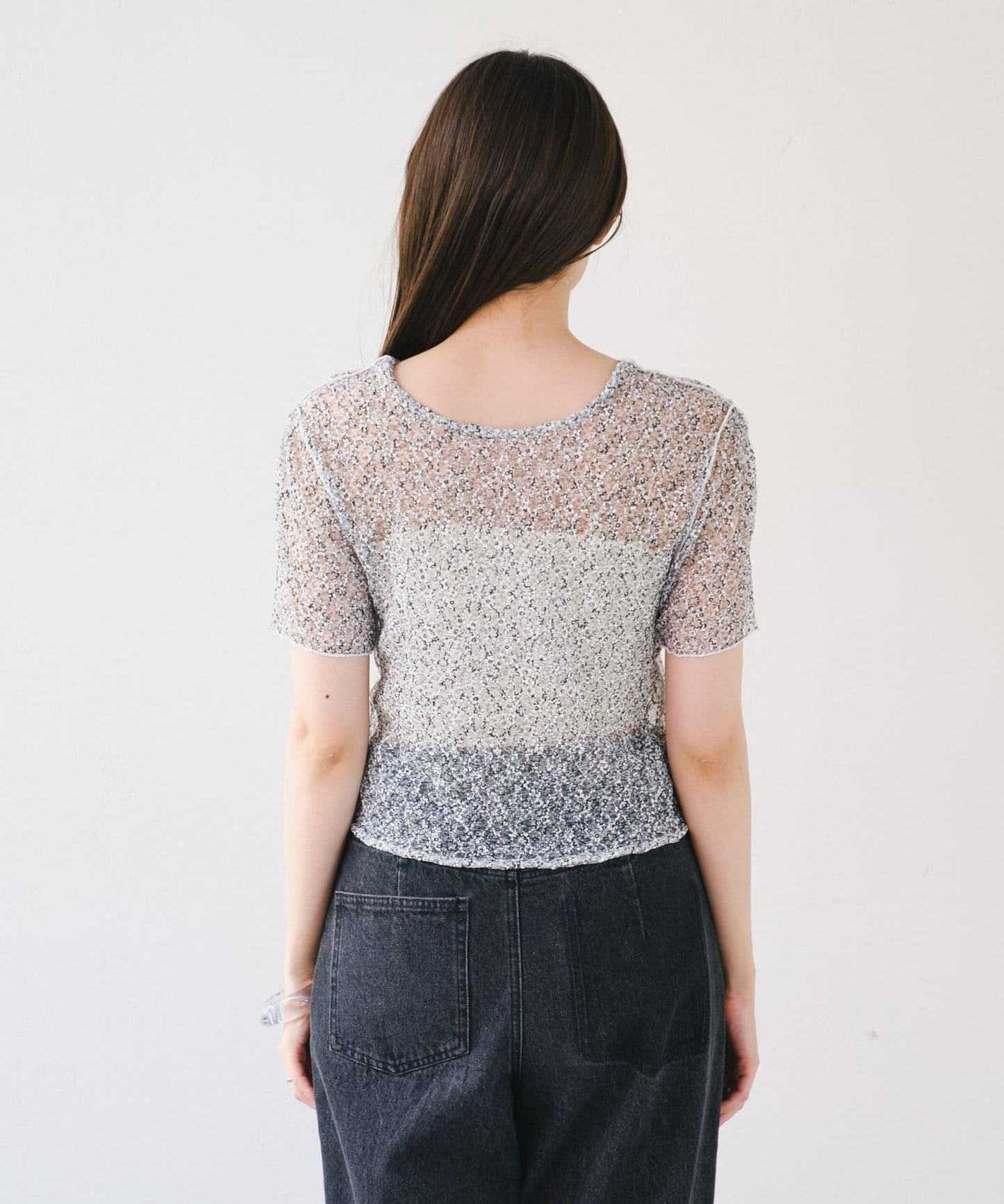 Kastane 蕾絲花卉印花 TEE T恤