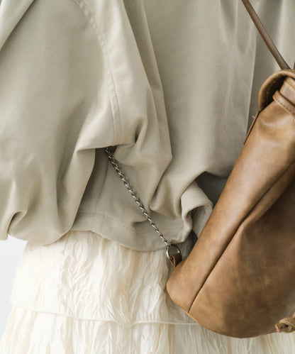 Kastane 迷你皮質雙肩包