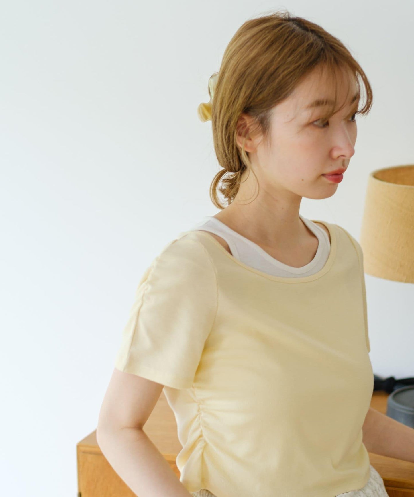 羅紋疊穿設計 TEE上衣