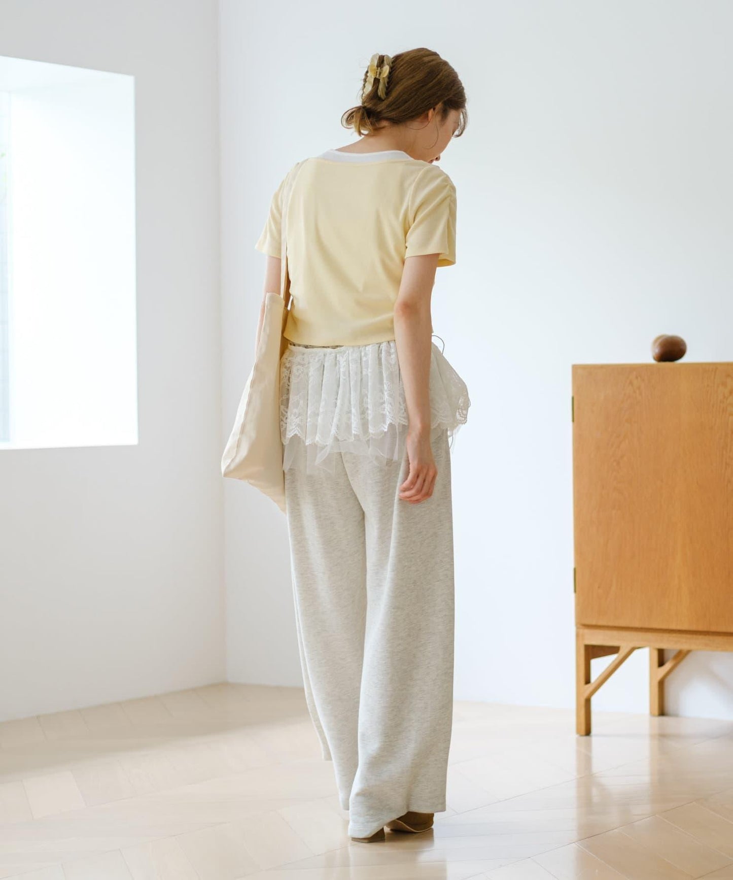 羅紋疊穿設計 TEE上衣