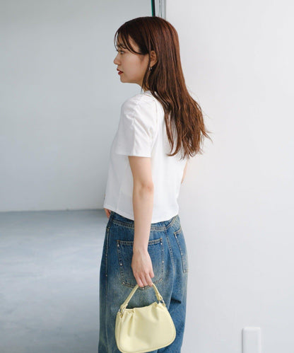 羅紋疊穿設計 TEE上衣