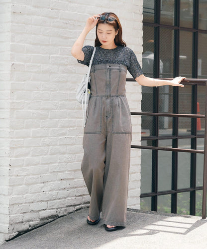 蕾絲花朵印花 TEE T恤