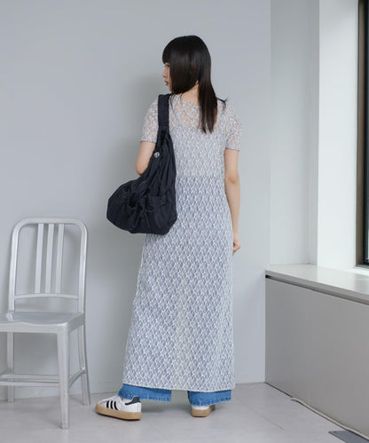 Kastane 蕾絲花卉吊帶連衣裙