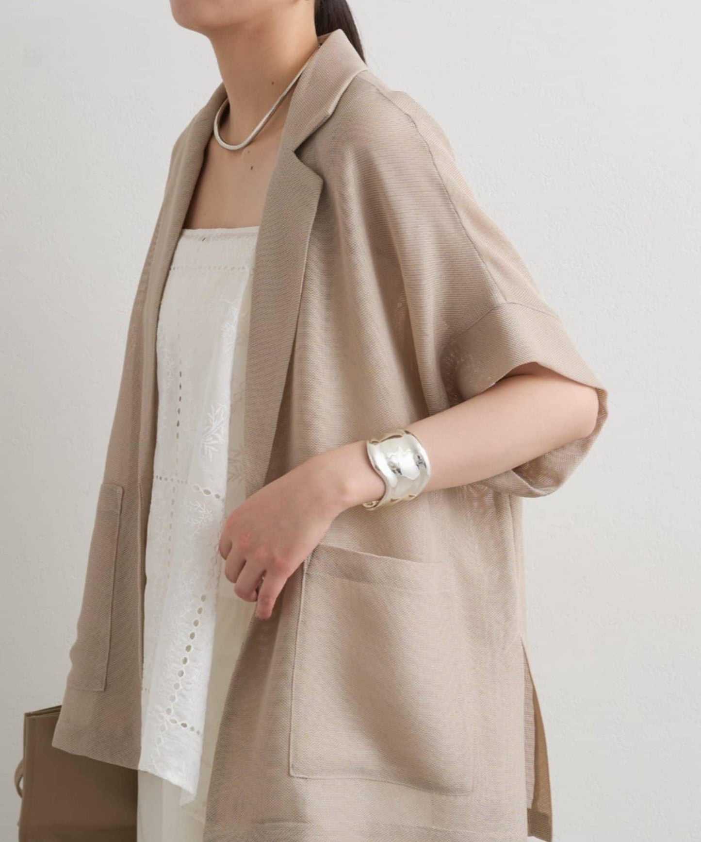 GALENA/ガレナ 寬版波浪手鐲