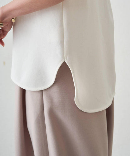 雙層喬其紗 無袖 襯衫