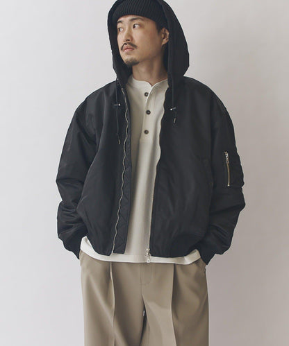 連帽飛行員夾克外套