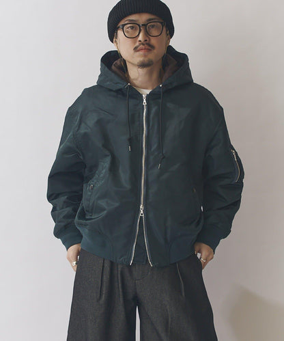 連帽飛行員夾克外套