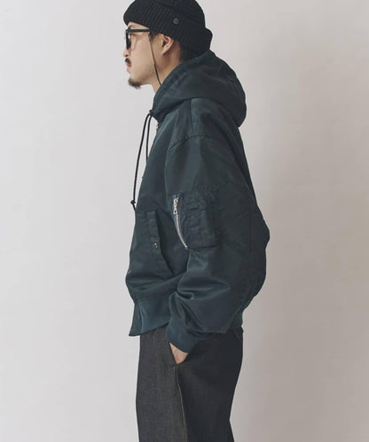連帽飛行員夾克外套