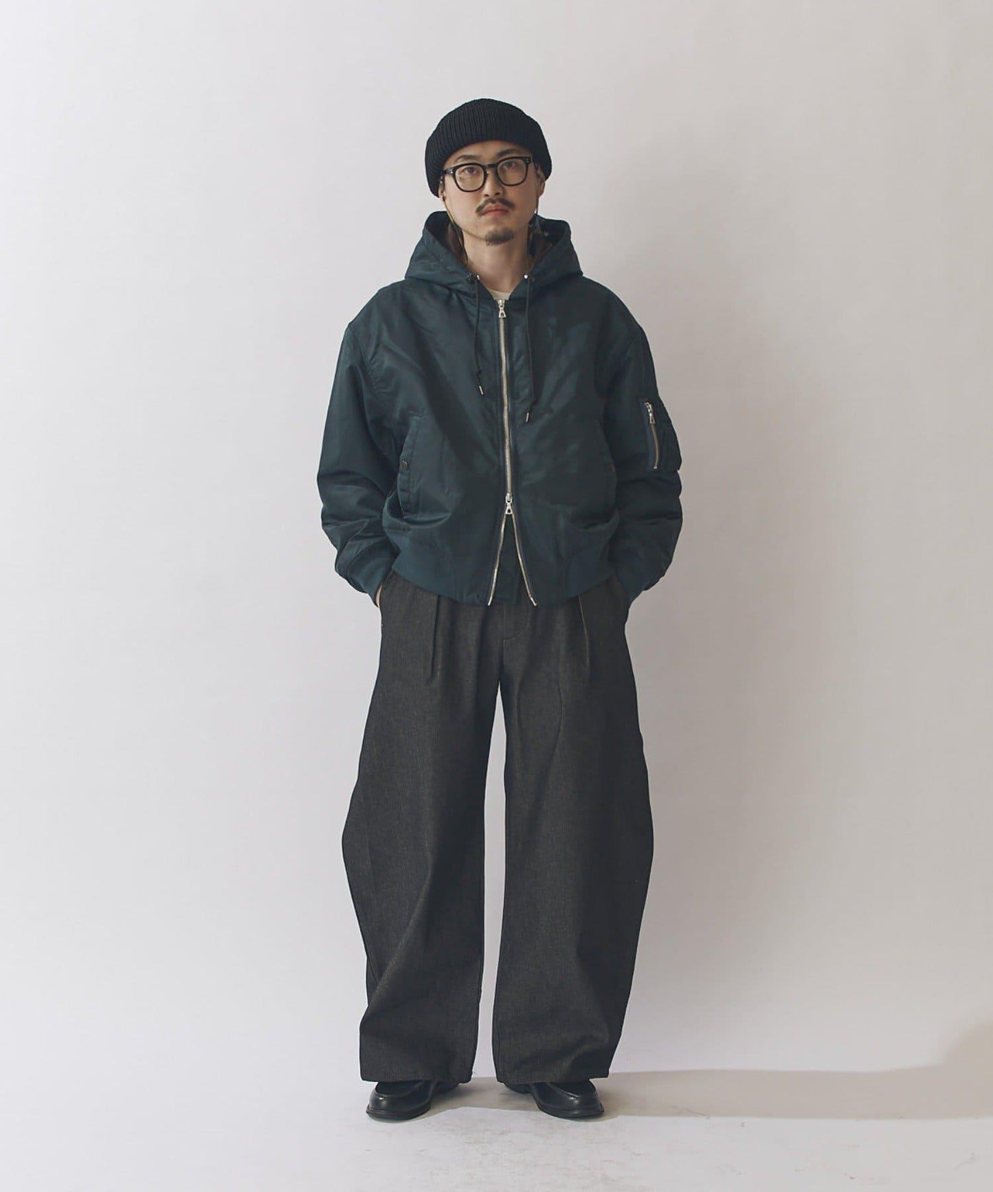 連帽飛行員夾克外套