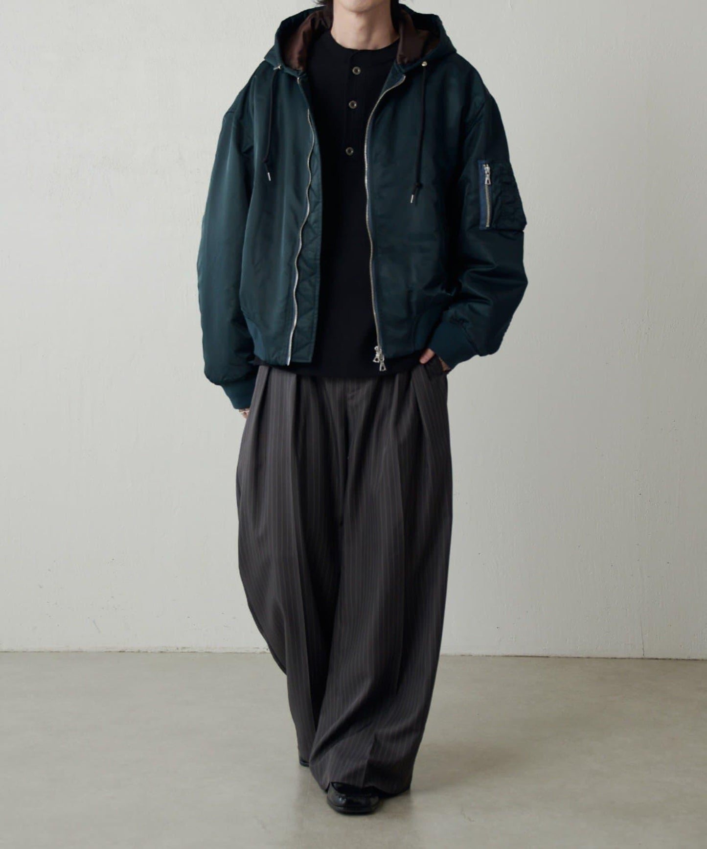 連帽飛行員夾克外套