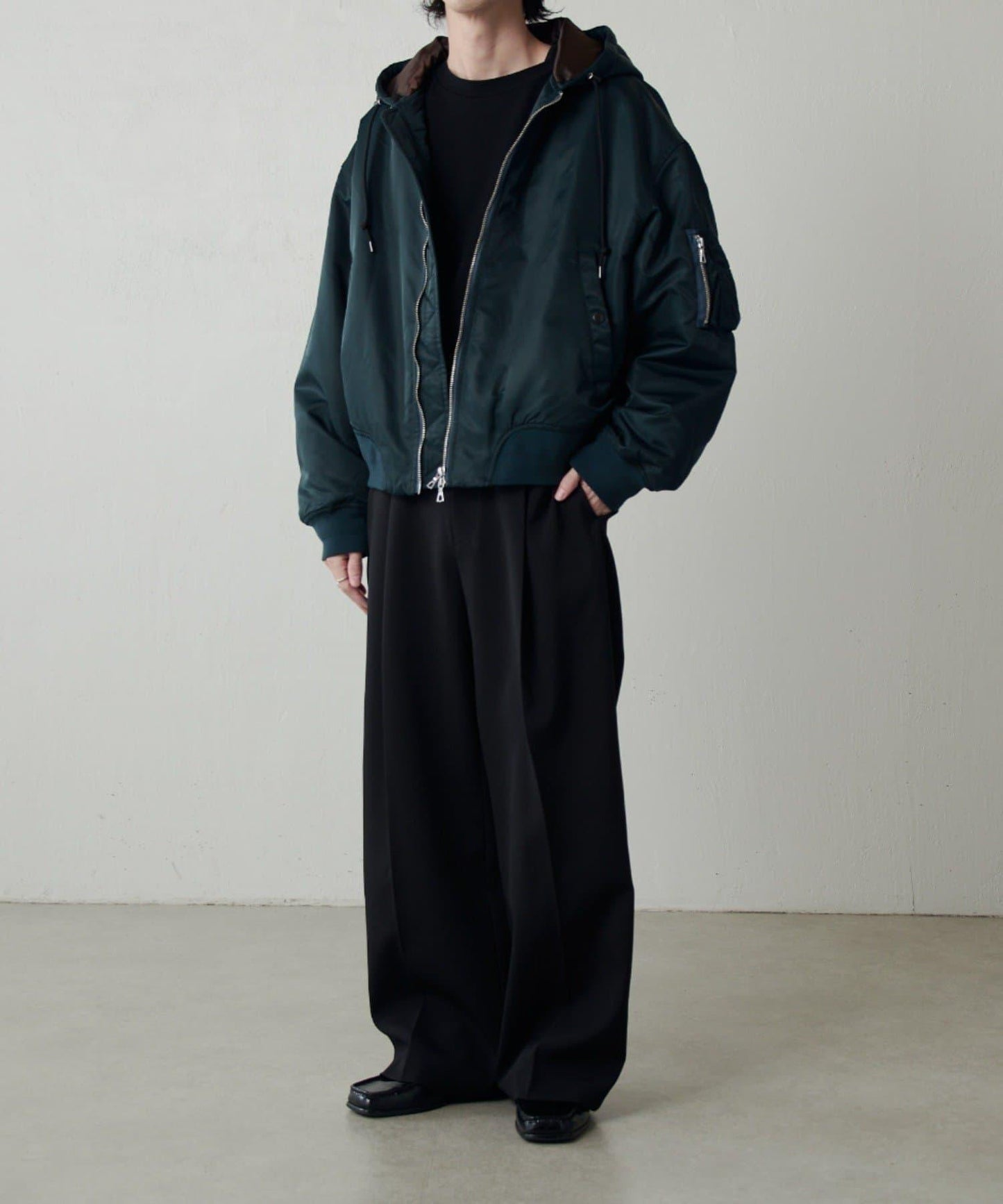 連帽飛行員夾克外套