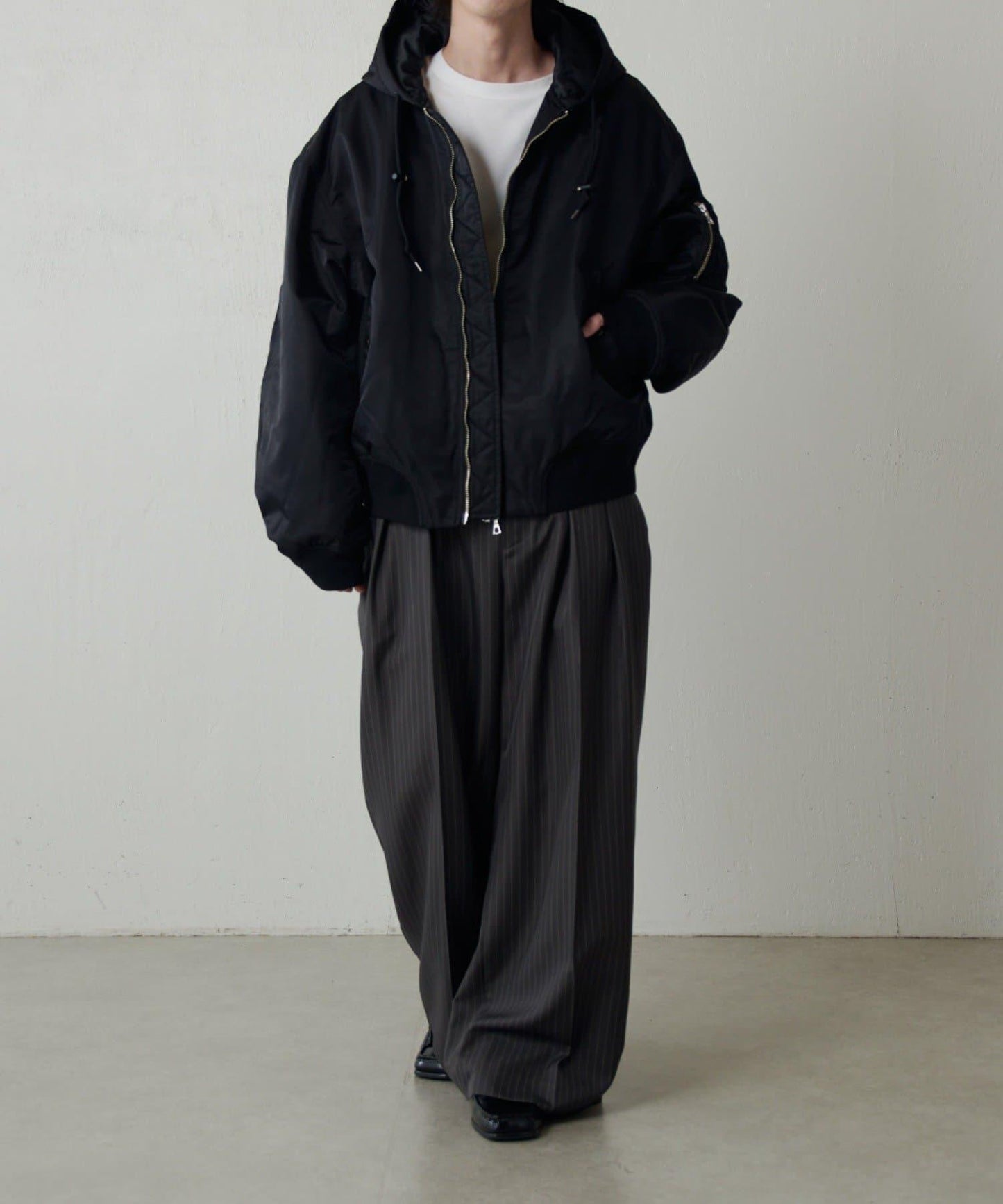 連帽飛行員夾克外套