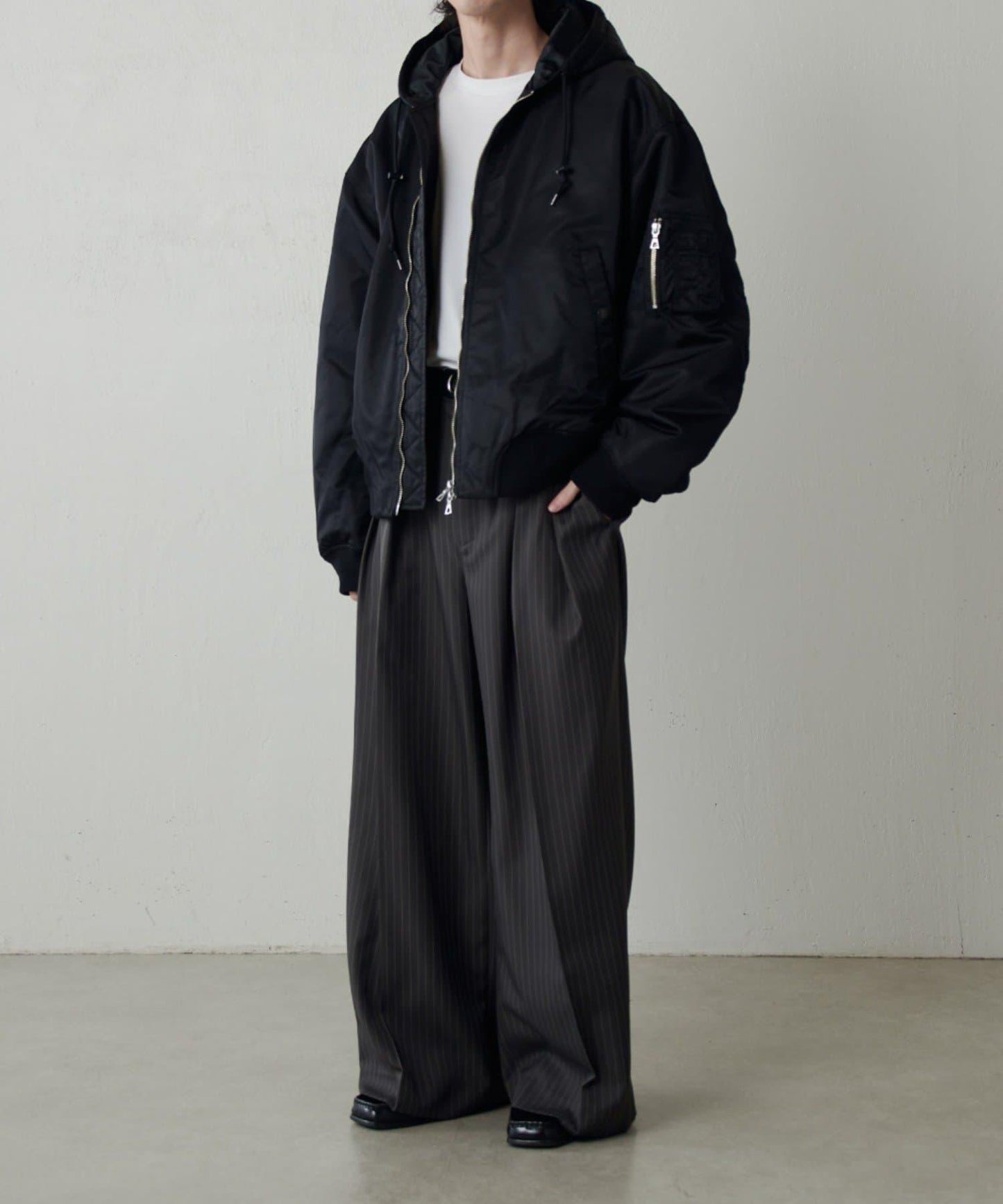 連帽飛行員夾克外套