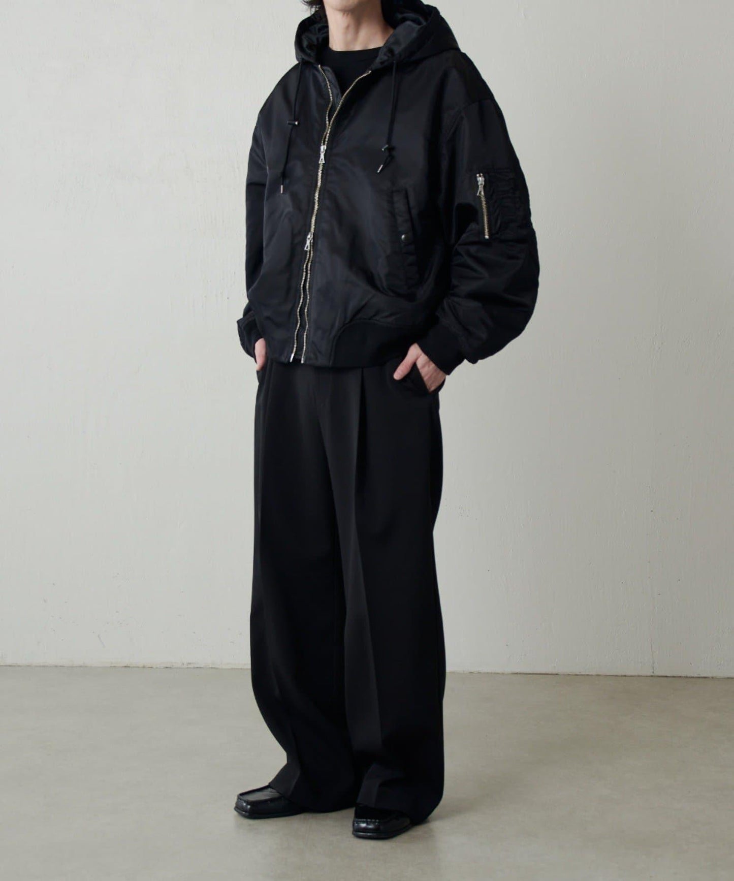 連帽飛行員夾克外套