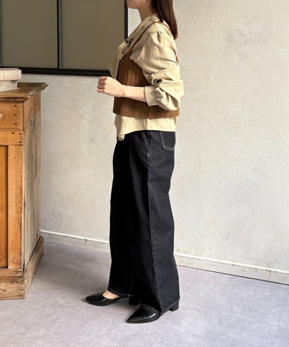 背心組合 蝴蝶結設計 襯衫套裝