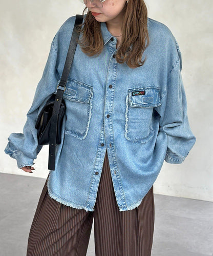 萊賽爾牛仔襯衫