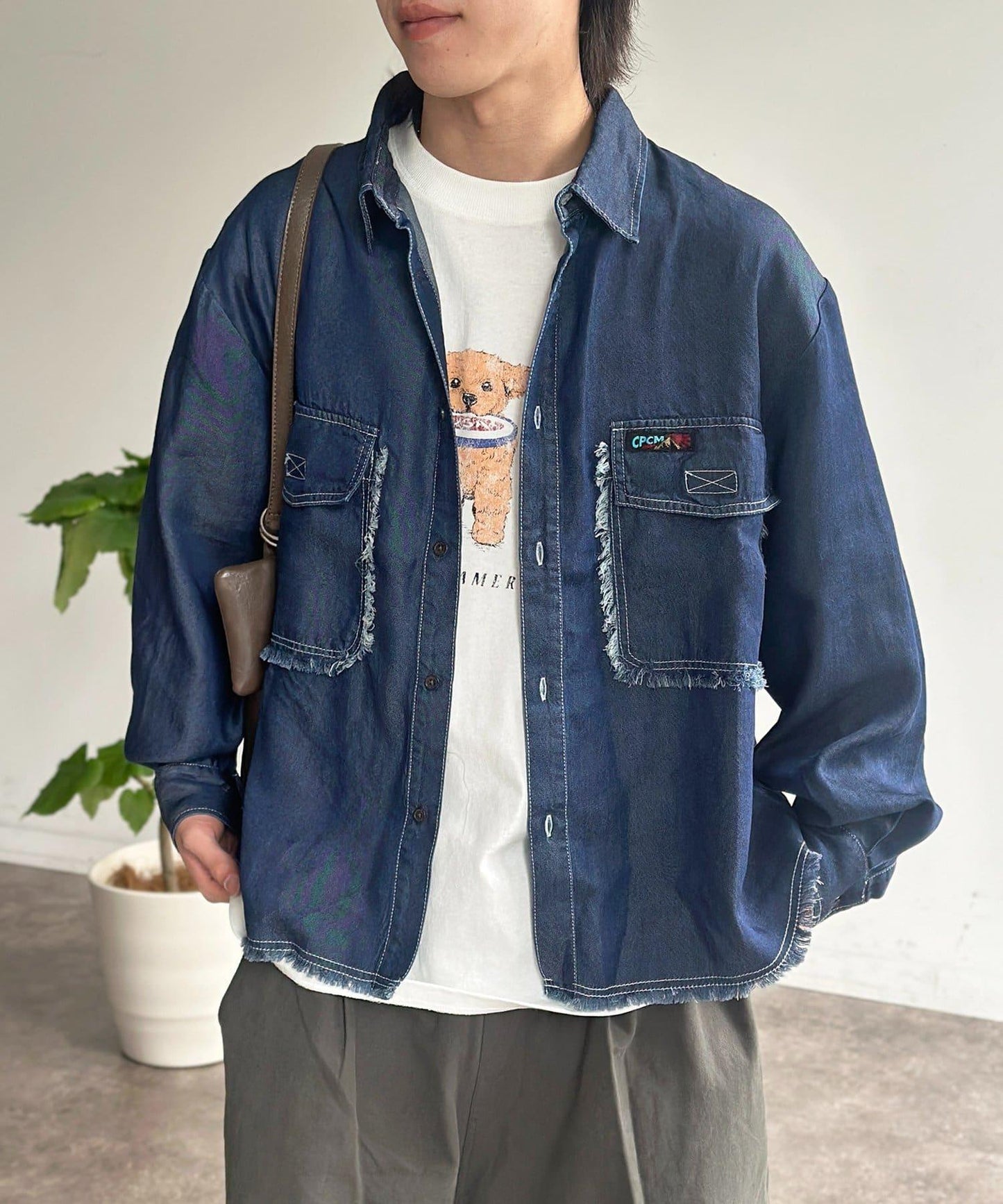 萊賽爾牛仔襯衫