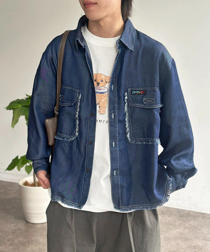 萊賽爾牛仔襯衫