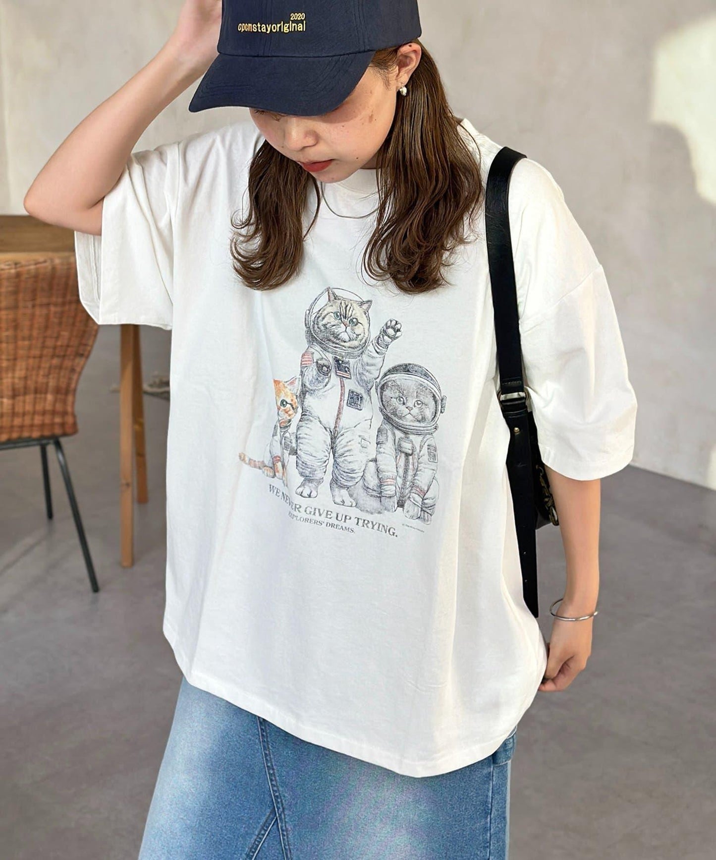 復古風動物圖案T恤