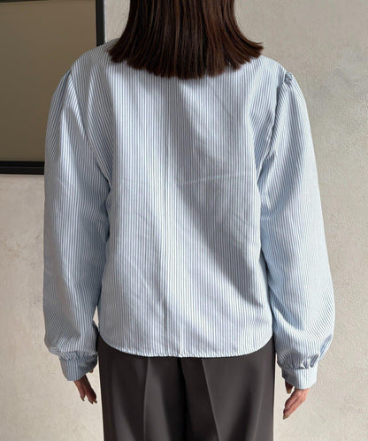 背心組合 蝴蝶結設計 襯衫套裝