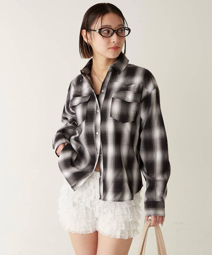 格紋西部風襯衫