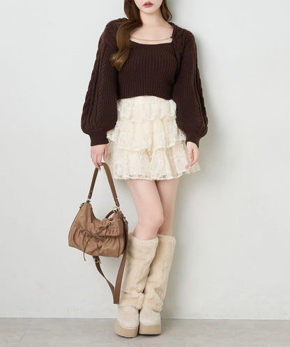 【one after another】フリルミニスカート