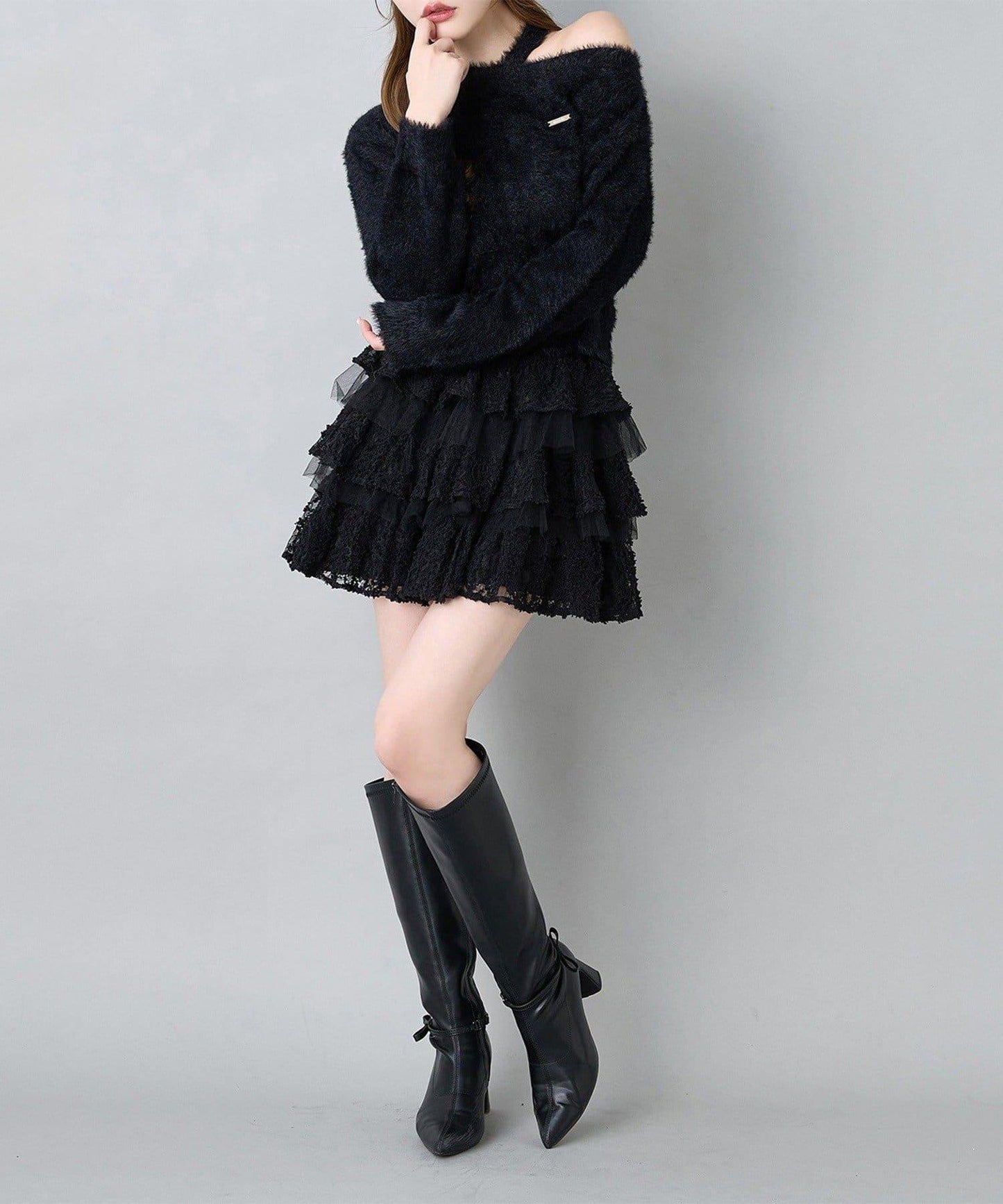 【one after another】フリルミニスカート