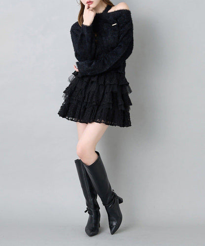 【one after another】フリルミニスカート