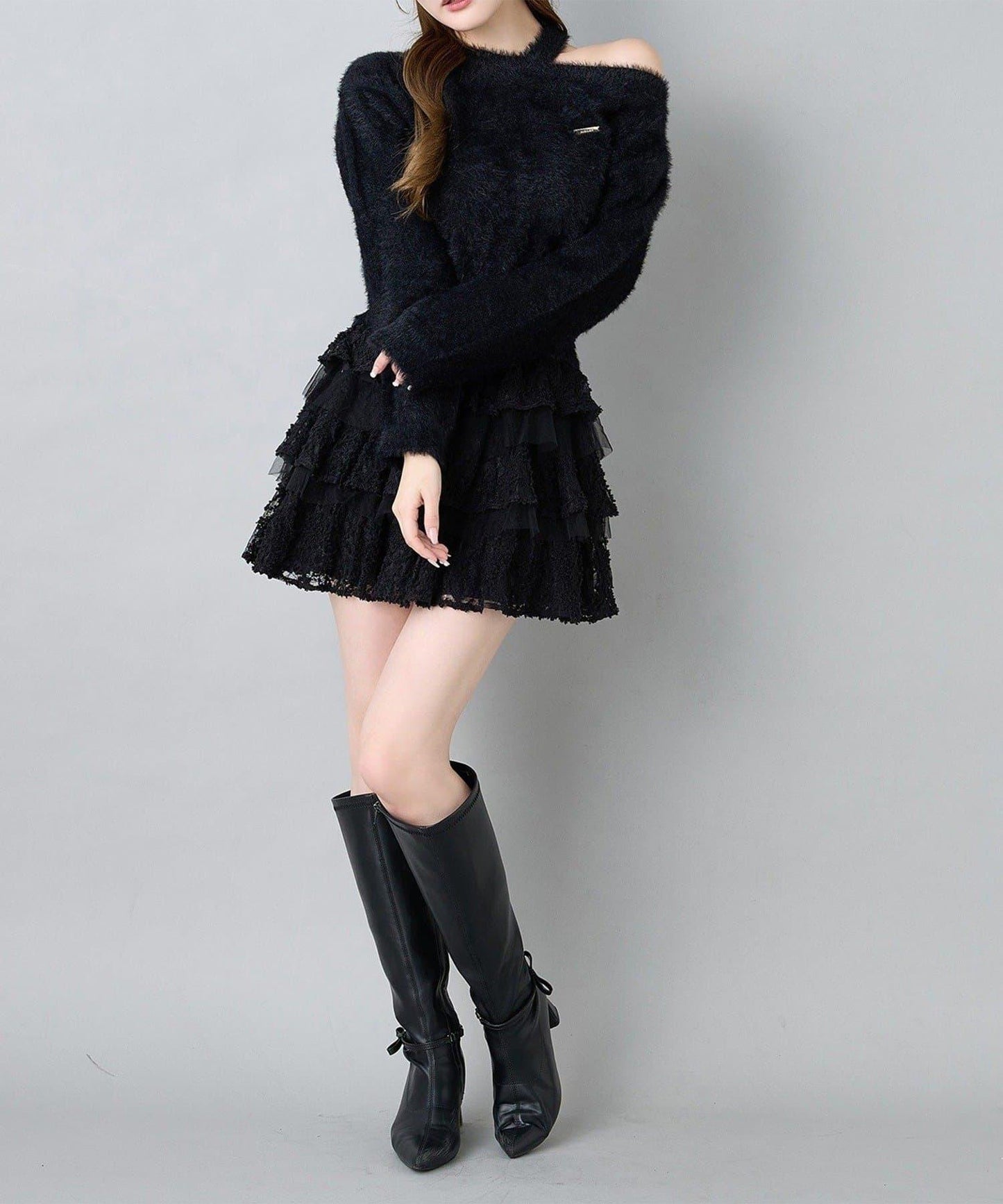 【one after another】フリルミニスカート