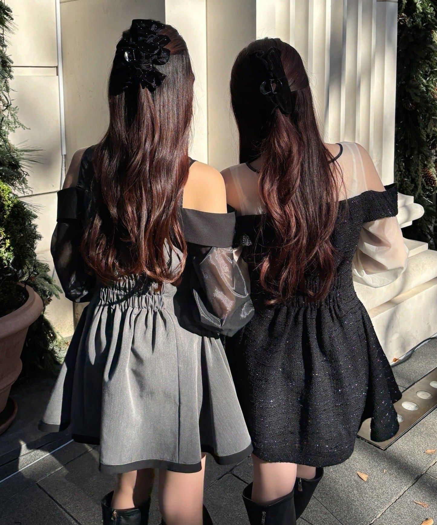 【one after another】袖取り外し可能ミニワンピース