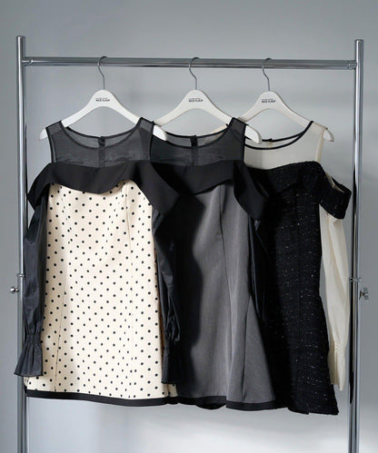 【one after another】袖取り外し可能ミニワンピース