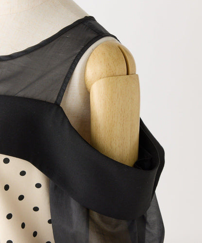 【one after another】袖取り外し可能ミニワンピース