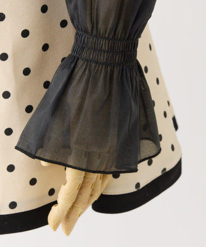 【one after another】袖取り外し可能ミニワンピース