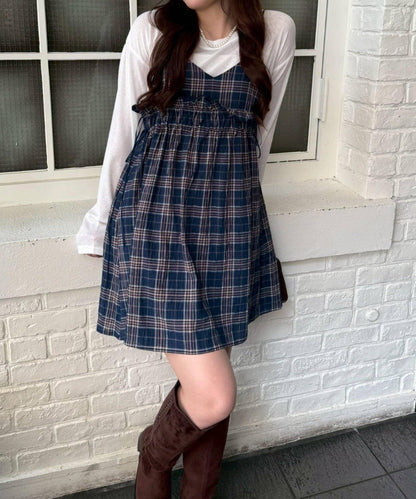 2WAY吊帶長款上衣